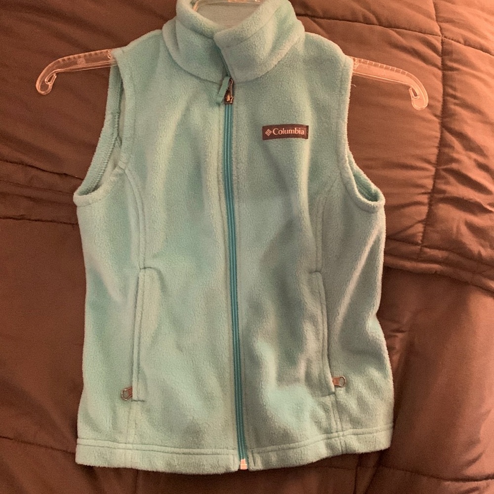 Girls Columbia vest. Size 7/8